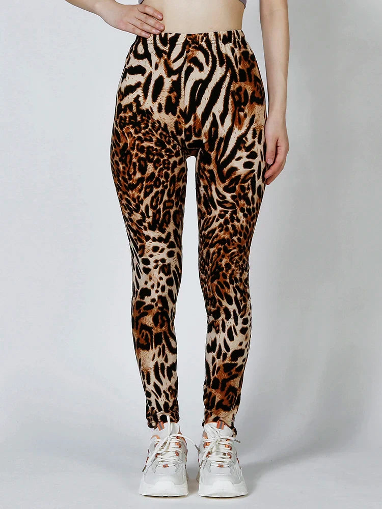 Animal Print Leggings - XXL