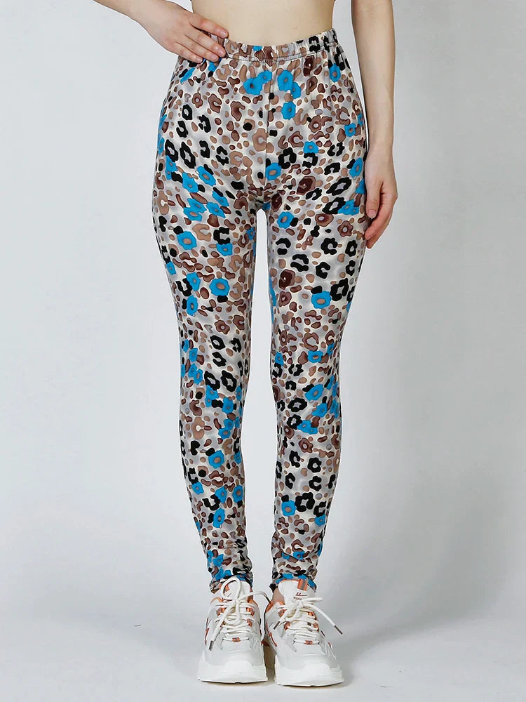 Animal Print Womens Leggings - XXL