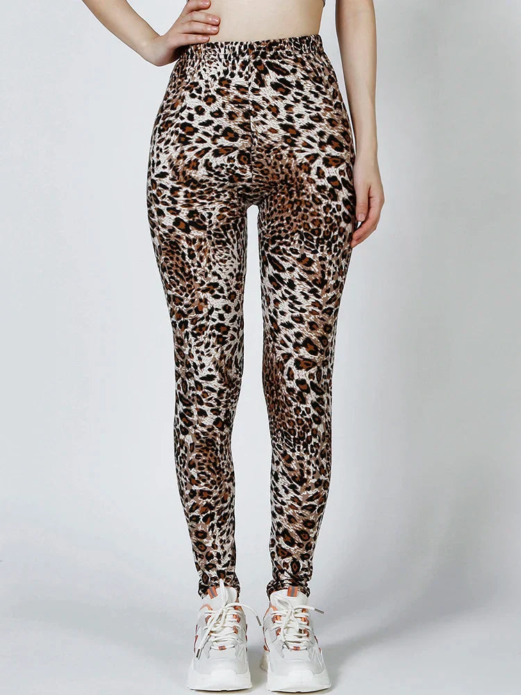 Animal Print Yoga Pants - XXL