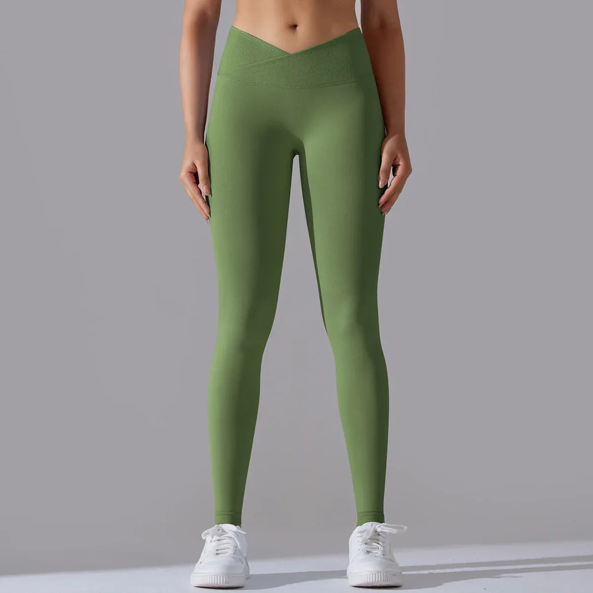 Best Seamless Leggings - Army Green / XXL