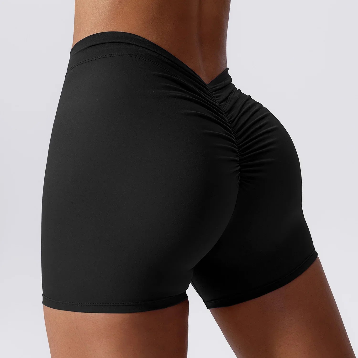 Black Legging Shorts - Advanced Black / M