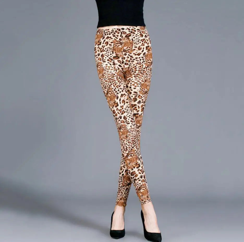 Cheetah Print Tights - One Size