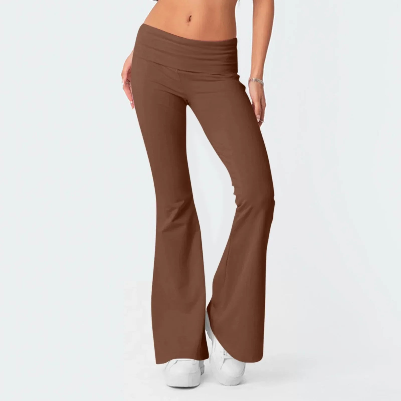 Flare Leggings Girls - Brown / L