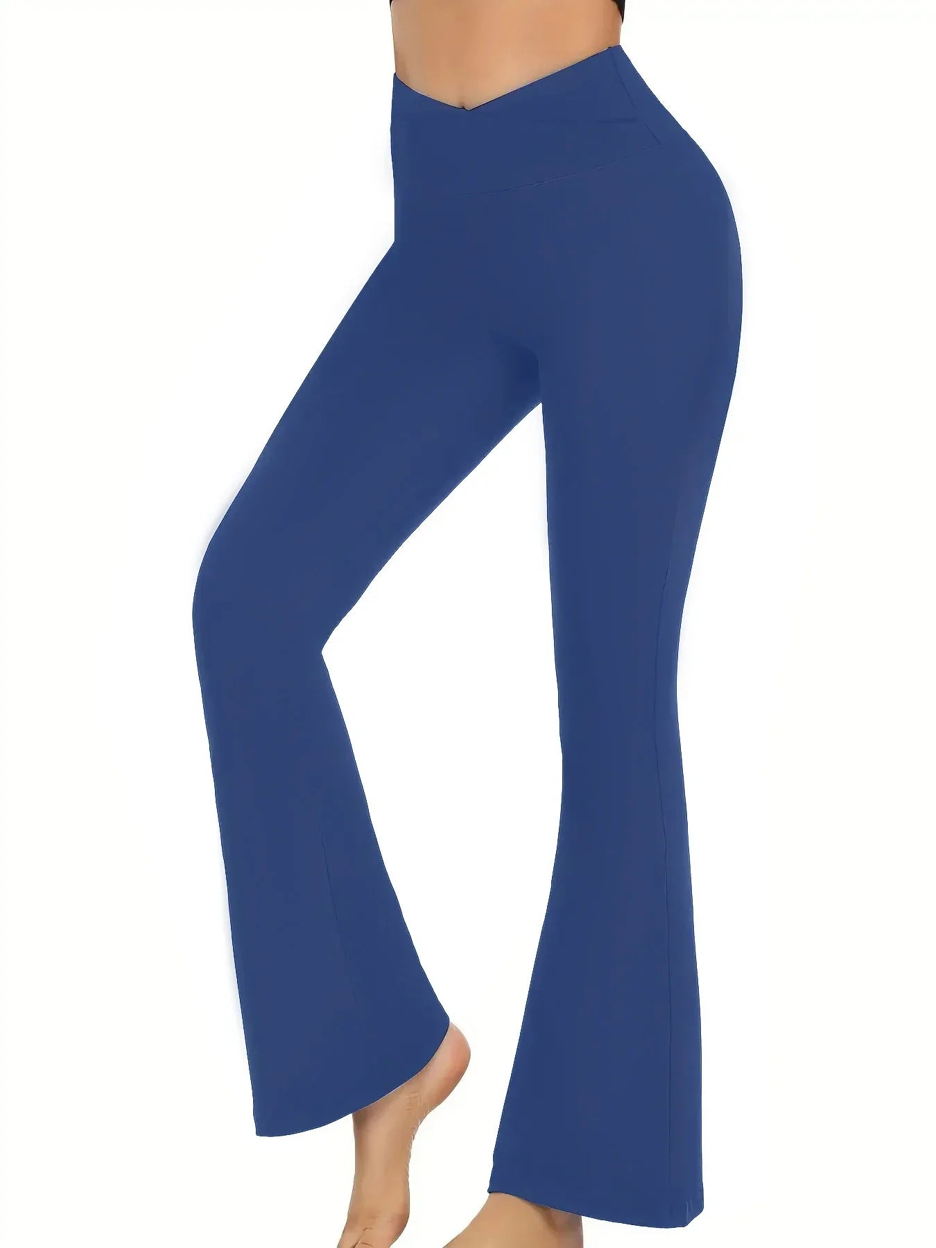 Flare Pants Leggings - Navy / S