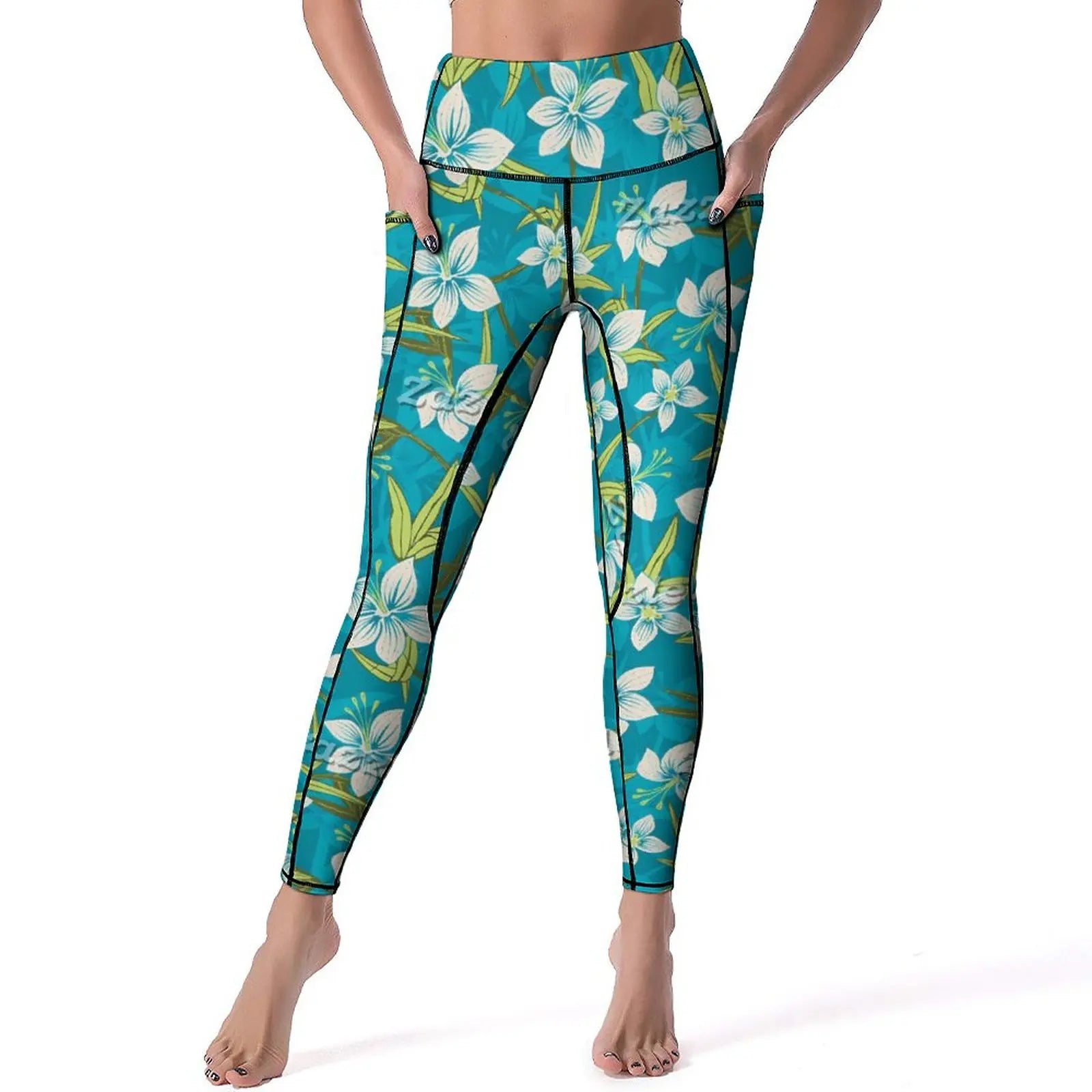 Floral Legging - L