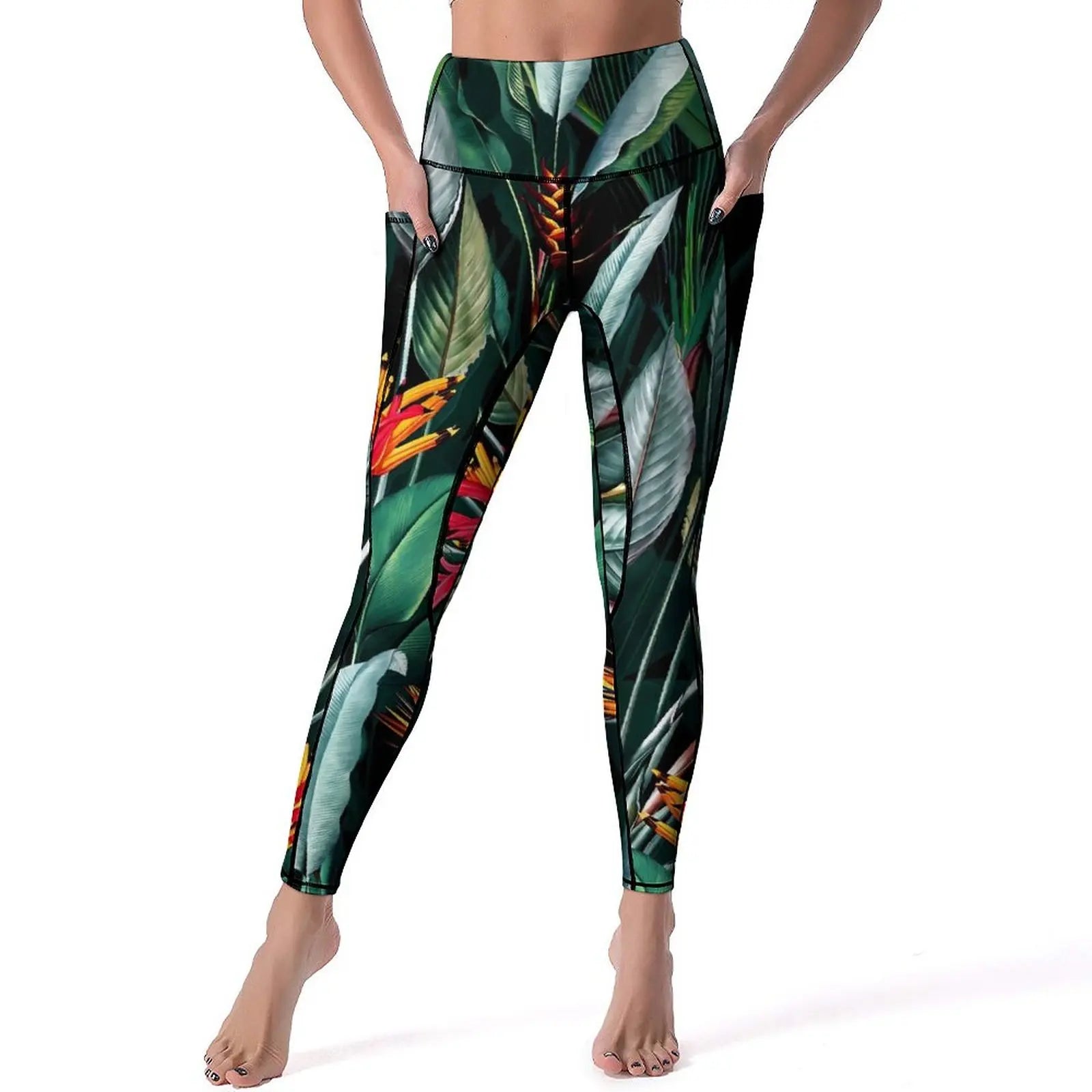 Floral Leggings Women’s - XL