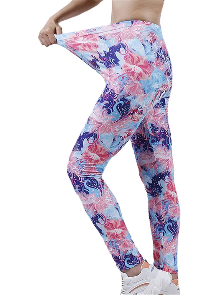 Floral Leggings Workout - S