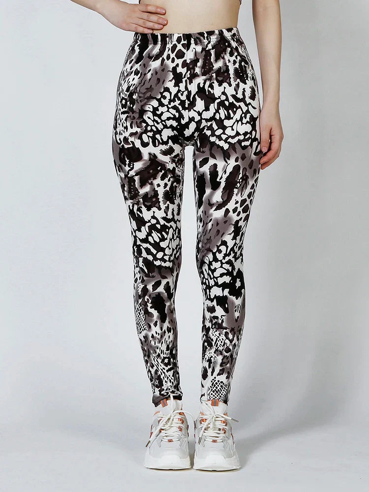 Ladies Leopard Leggings - PD05 / XXL