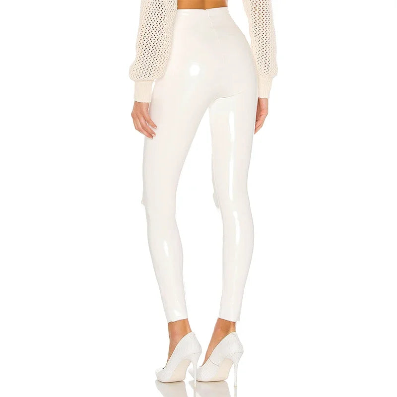 Latex High Waist Leggings