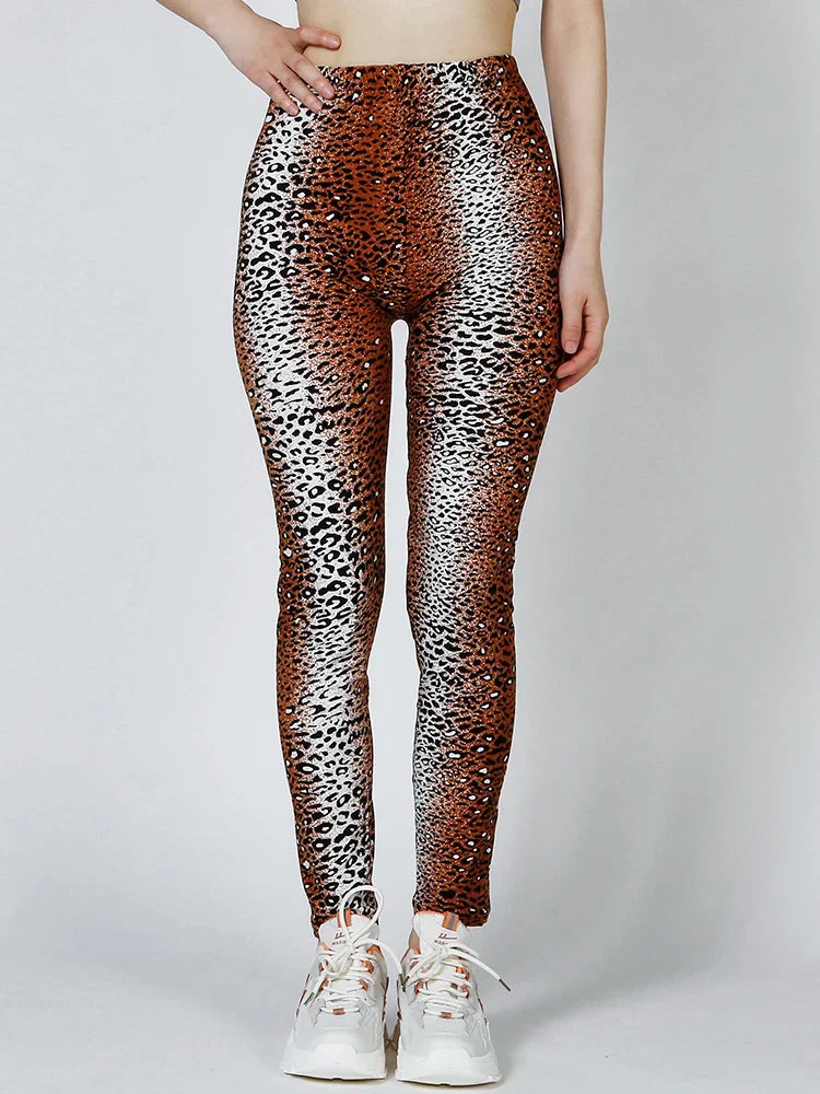 Leopard Leggings Workout - XXL