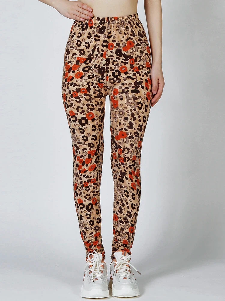 Leopard Print Leggings - XXL