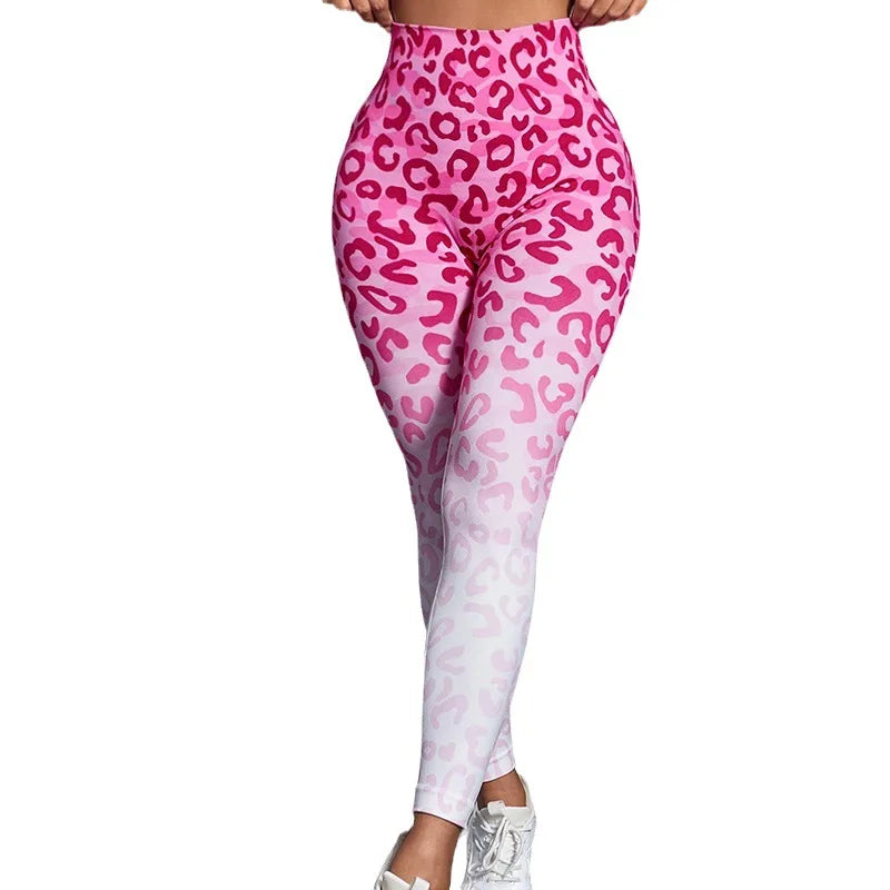 Pink Leopard Leggings