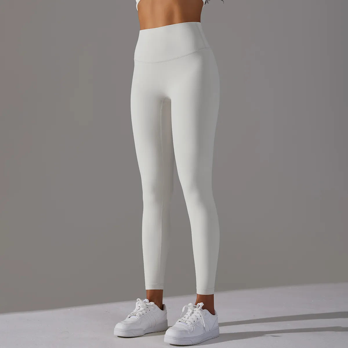 Power Soft Leggings - White Ash / XS