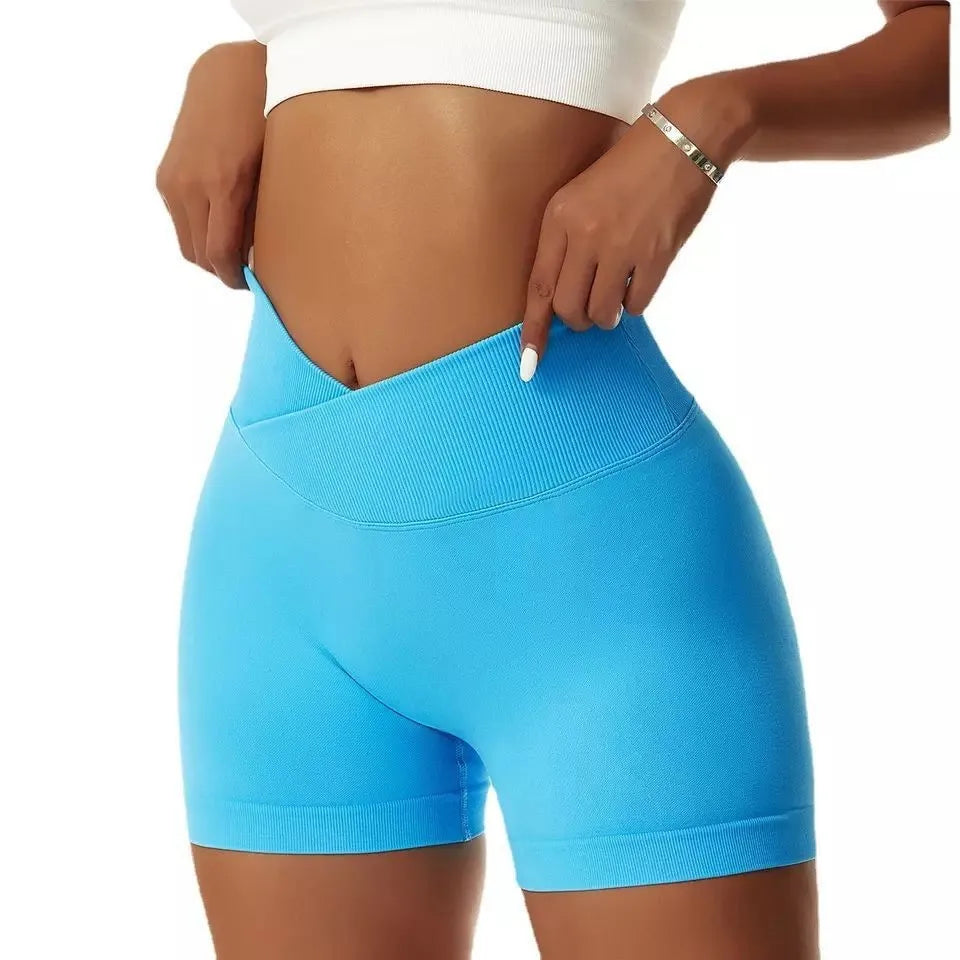 Shorts Leggings For Women - Blue / L