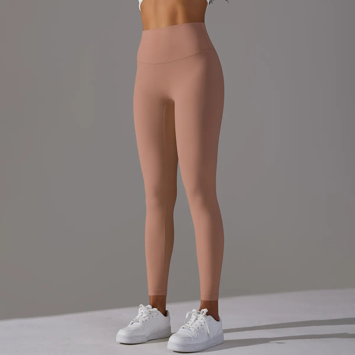 Soft Clouds Leggings - Orange Pink / L