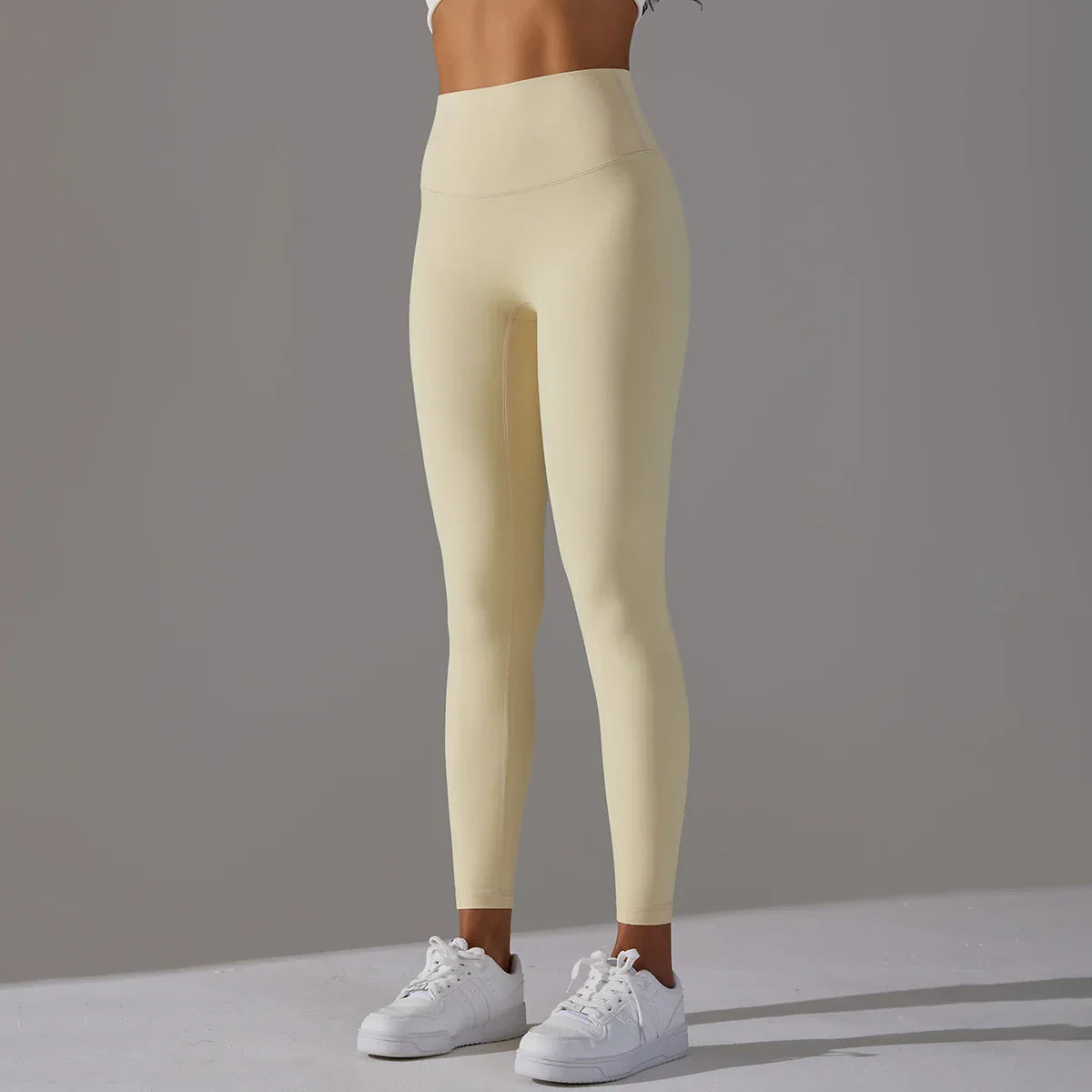 Soft Yoga Leggings - Light Apricot / XS